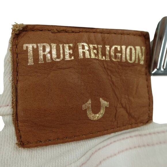 True Religion Distressed Light Pink Skinny Jeans 28 - Picture 10 of 15